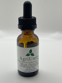 Agriunity 1500mg Free Spectrum CBD Tincture Natural Peach Flavor IMG_1332