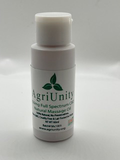 Agriunity 150mg Natural Massage Oil IMG_1337