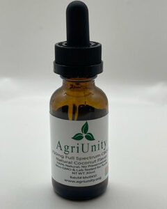 Agriunity 750mg 30 ml Free Spectrum CBD Tincture Natural Coconut Flavor IMG_1335