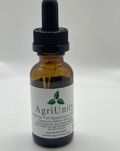Agriunity 750mg 30 ml Free Spectrum CBD Tincture Natural Mint Flavor IMG_1331